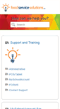 Mobile Screenshot of help.foodserve.com